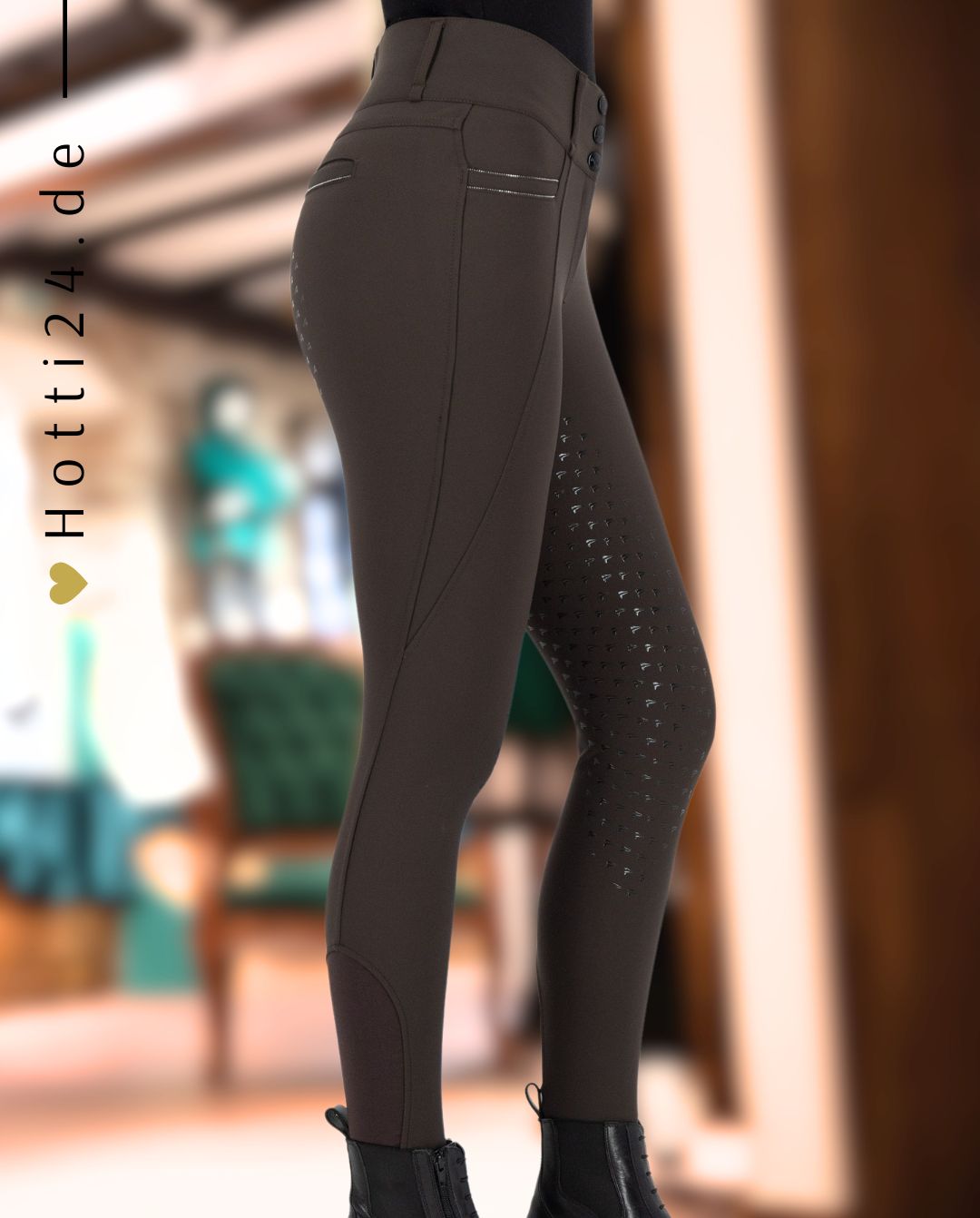EURO STAR »Reithose ESAmara FullGrip Mocca