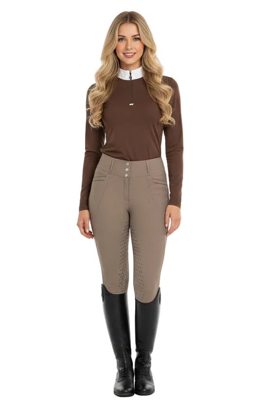 Euro Star "Riding Breeches ESAmara FullGrip Taupe