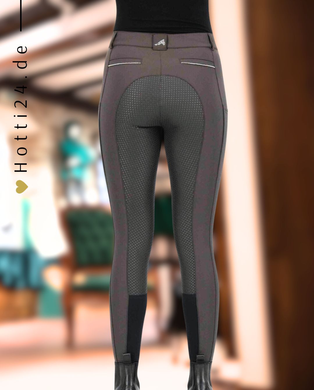 EURO STAR »Reithose ESArista Diamond FullGrip Mocca