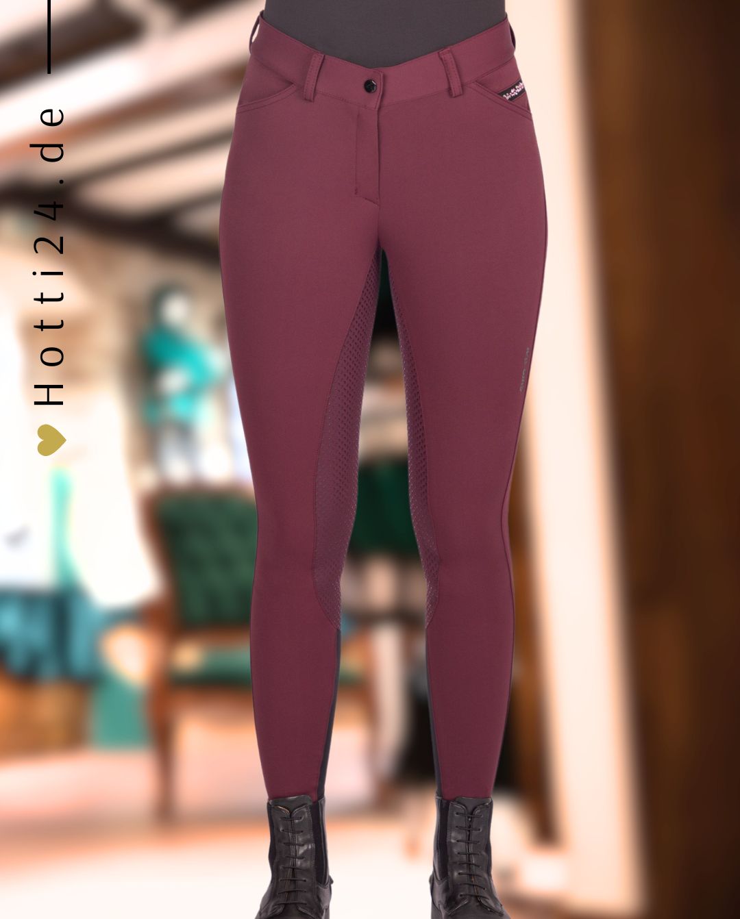 EURO STAR »Reithose ESArista Diamond FullGrip Zinfadel