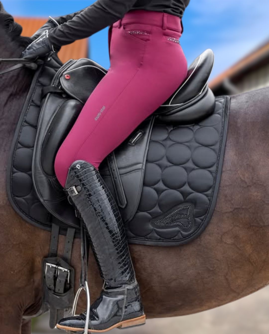 EURO STAR »Reithose ESArista Diamond FullGrip Zinfadel