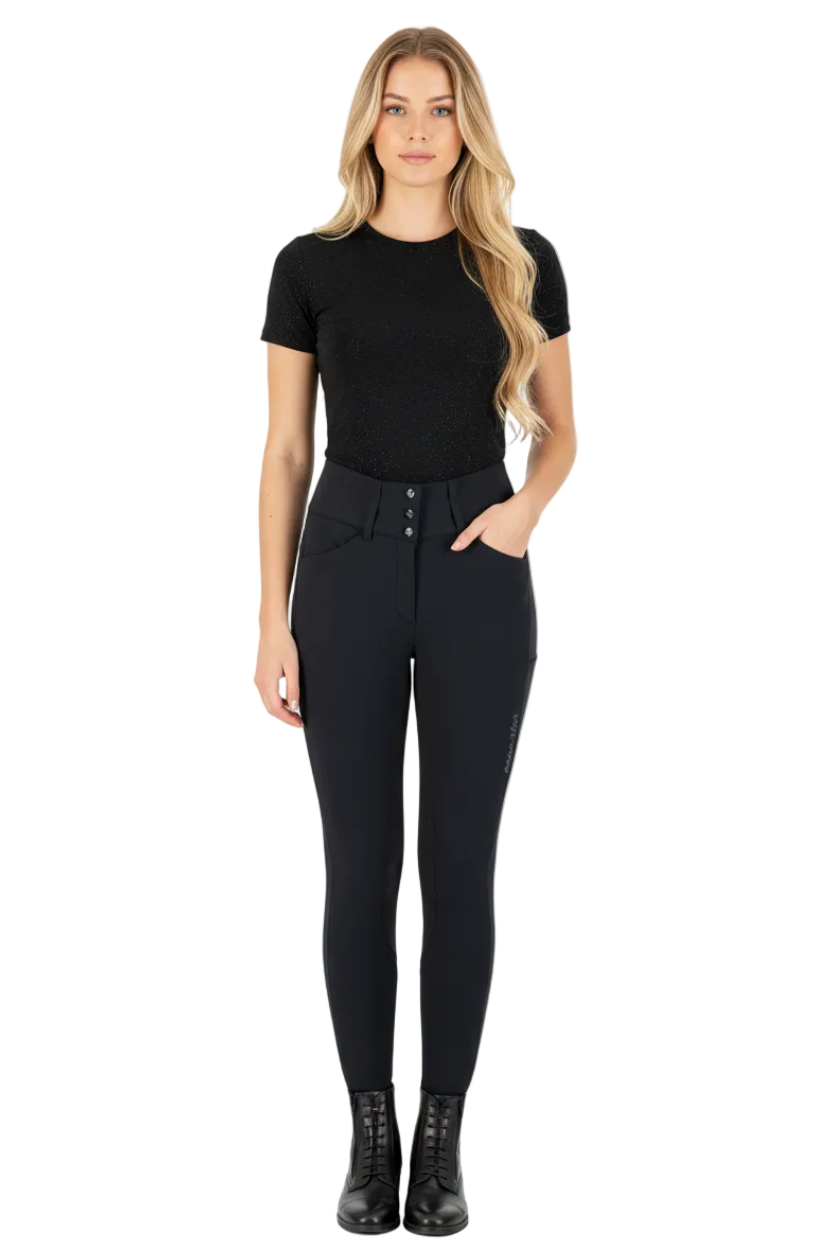 Euro Star "Breeches ESAurelia Grip Connect FullGrip Black