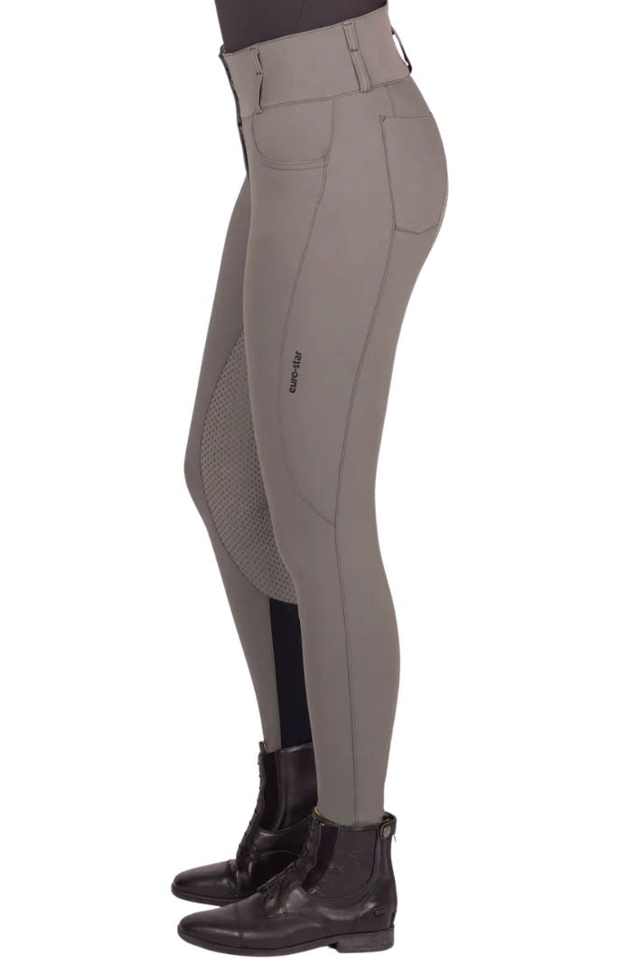 Euro Star »Riding Breeches ESIndigo Glam FullGrip Castor Grey