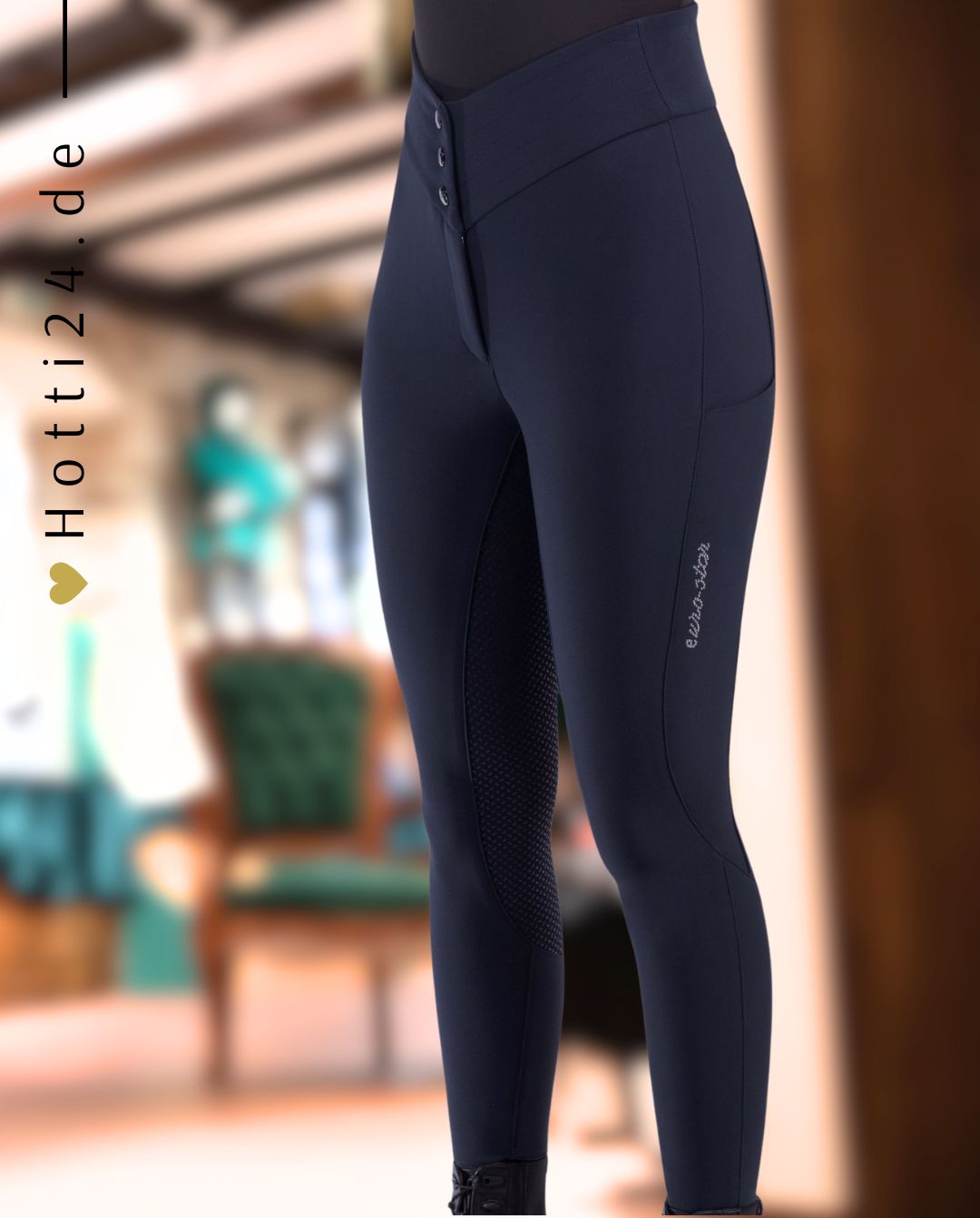 EURO STAR »Reithose ESQueen FullGrip Night