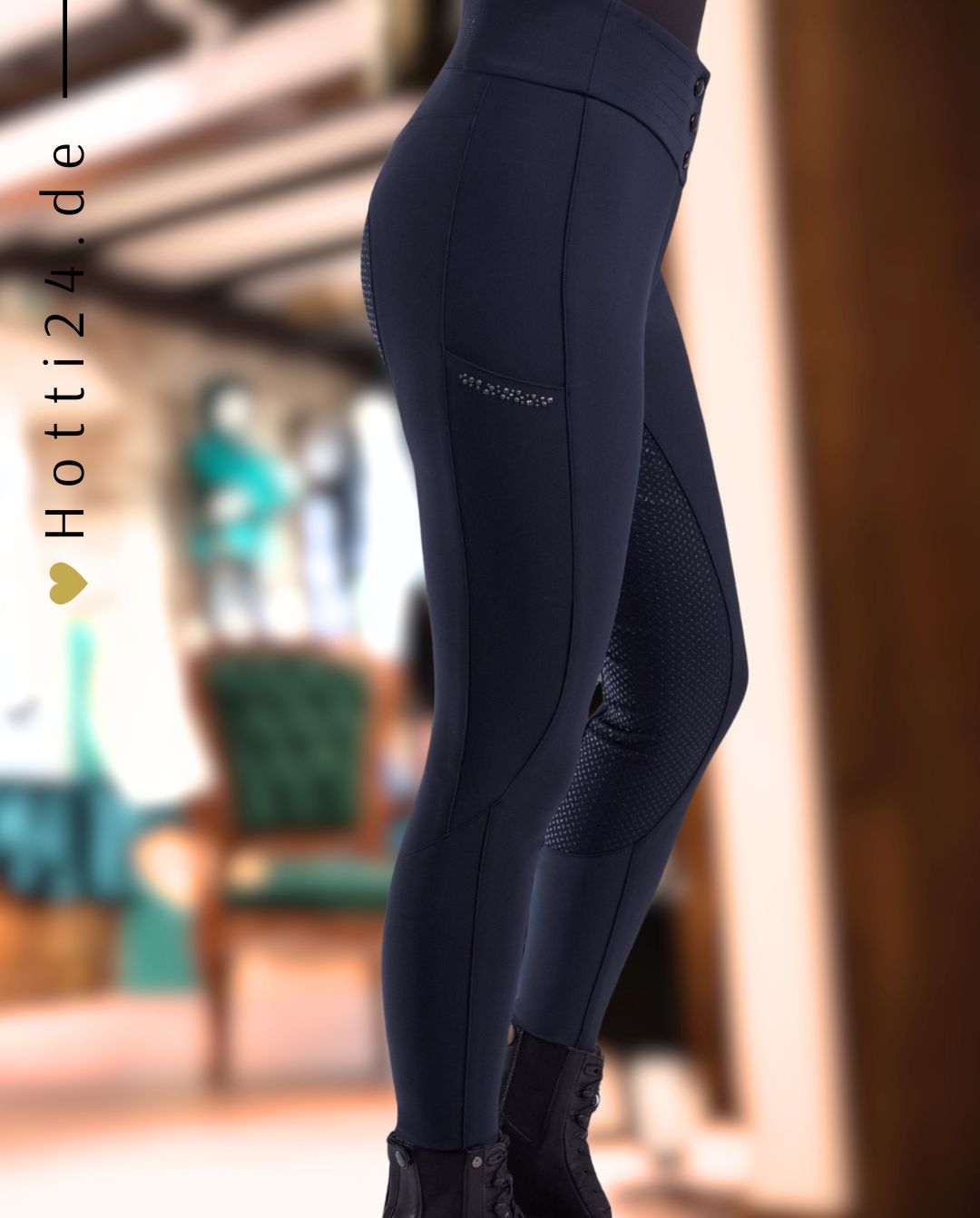 EURO STAR »Reithose ESQueen FullGrip Night