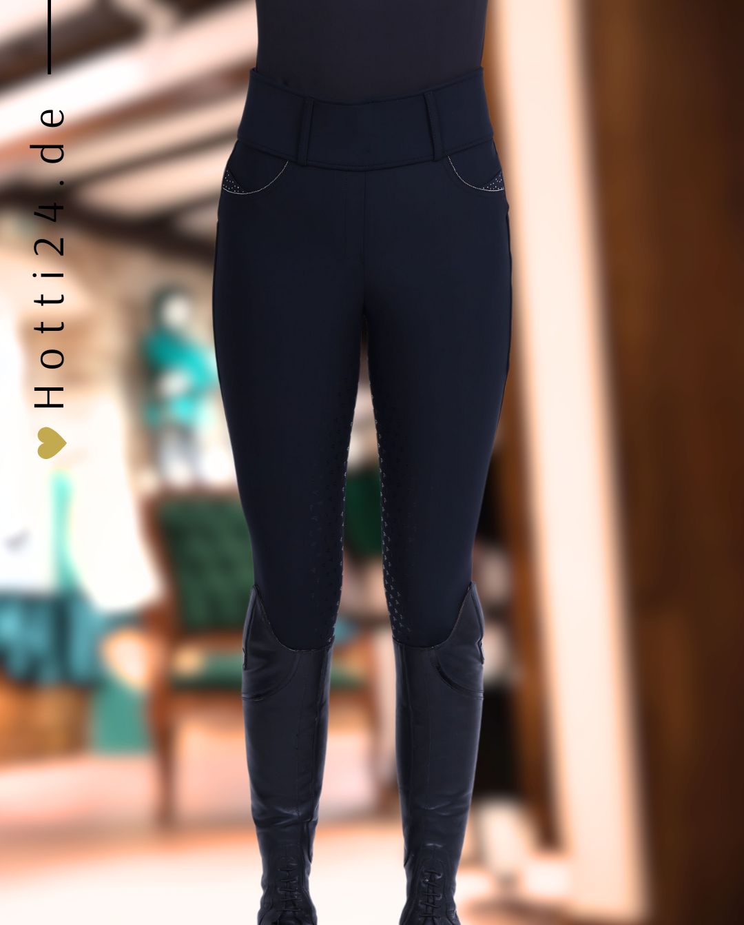 EURO STAR »Reitleggings ESMaxima FullGrip Black