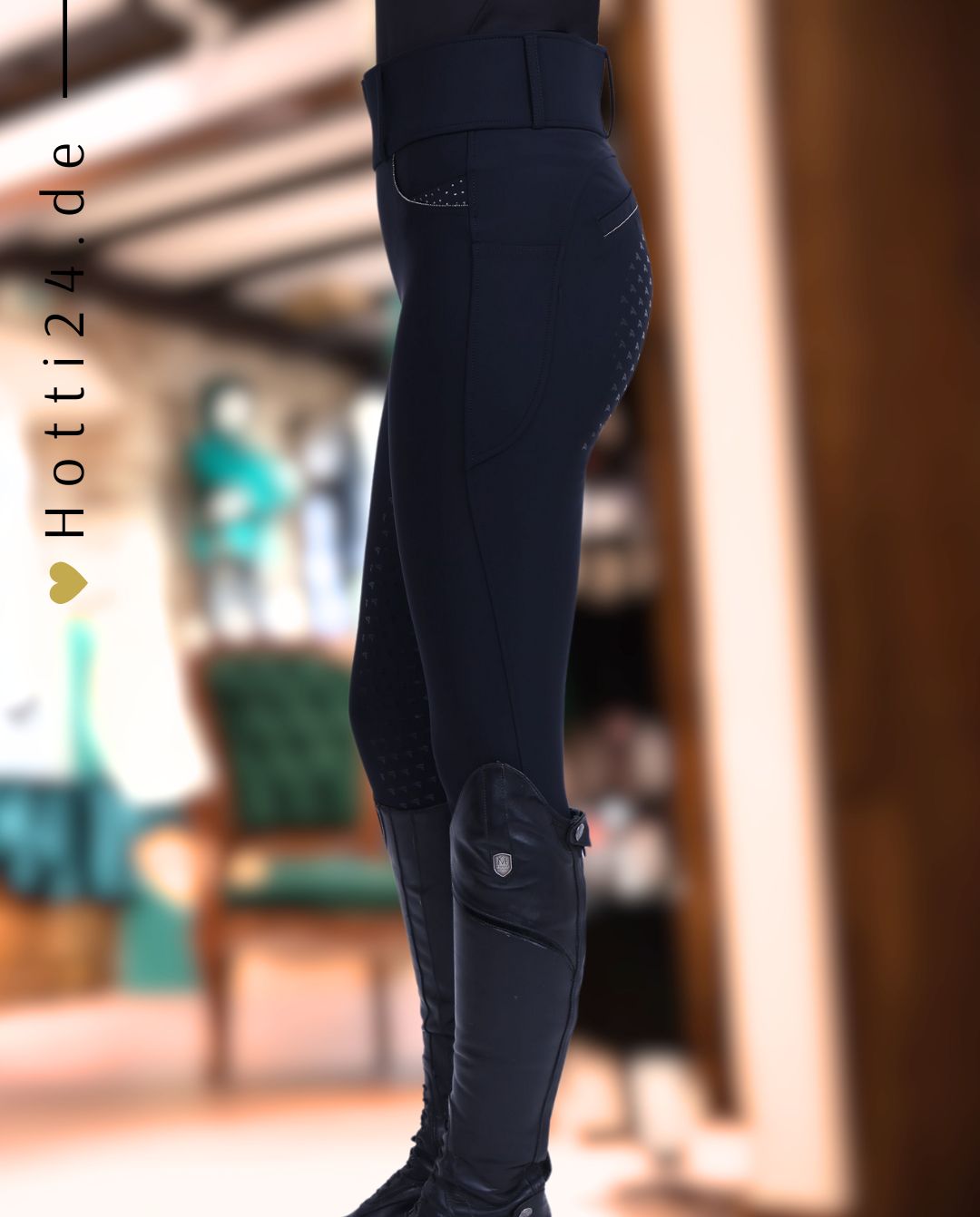 EURO STAR »Reitleggings ESMaxima FullGrip Black