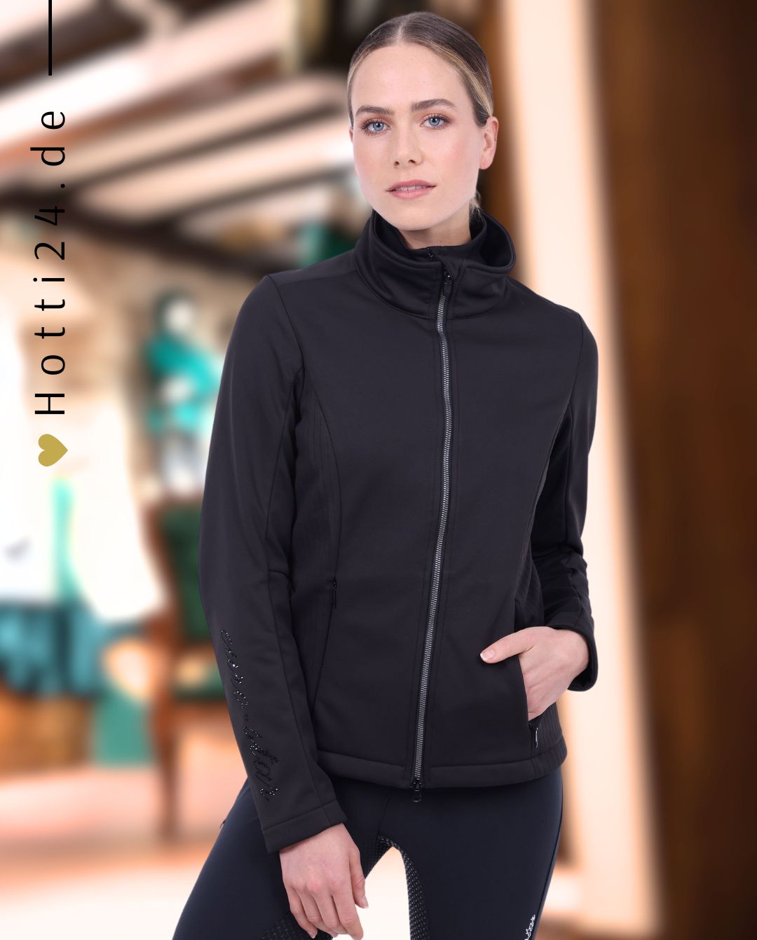 EURO STAR »Trainingsjacke ESFiorenza Black