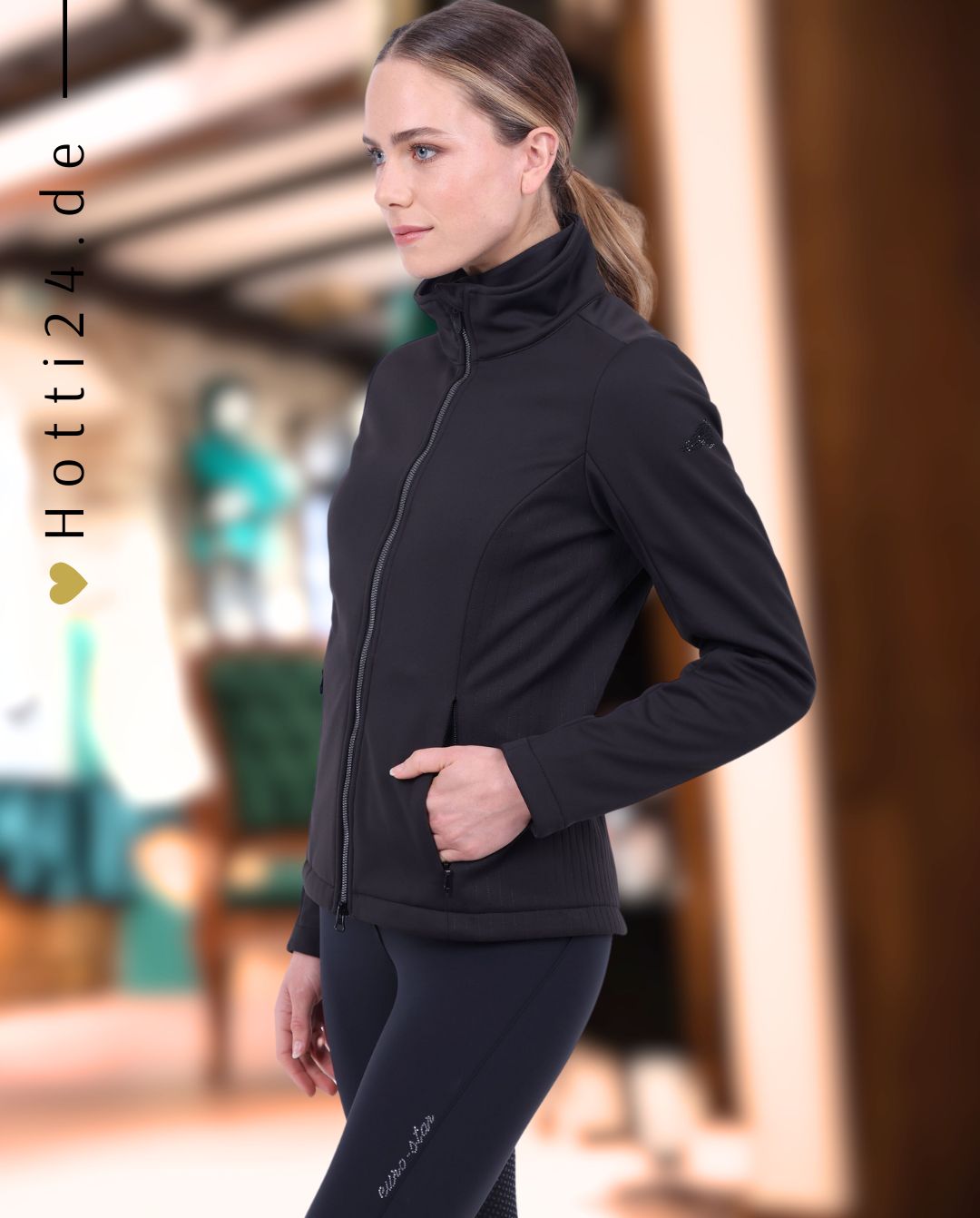 EURO STAR »Trainingsjacke ESFiorenza Black