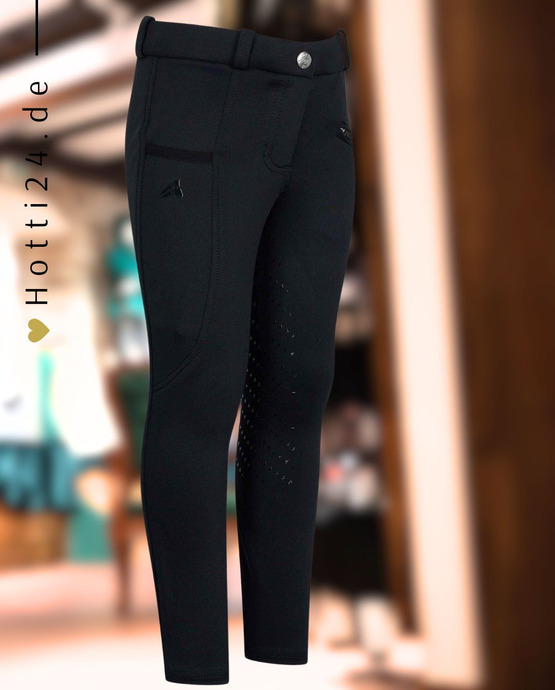 EURO STAR »Kinder Reithose ESJoy FullGrip Black