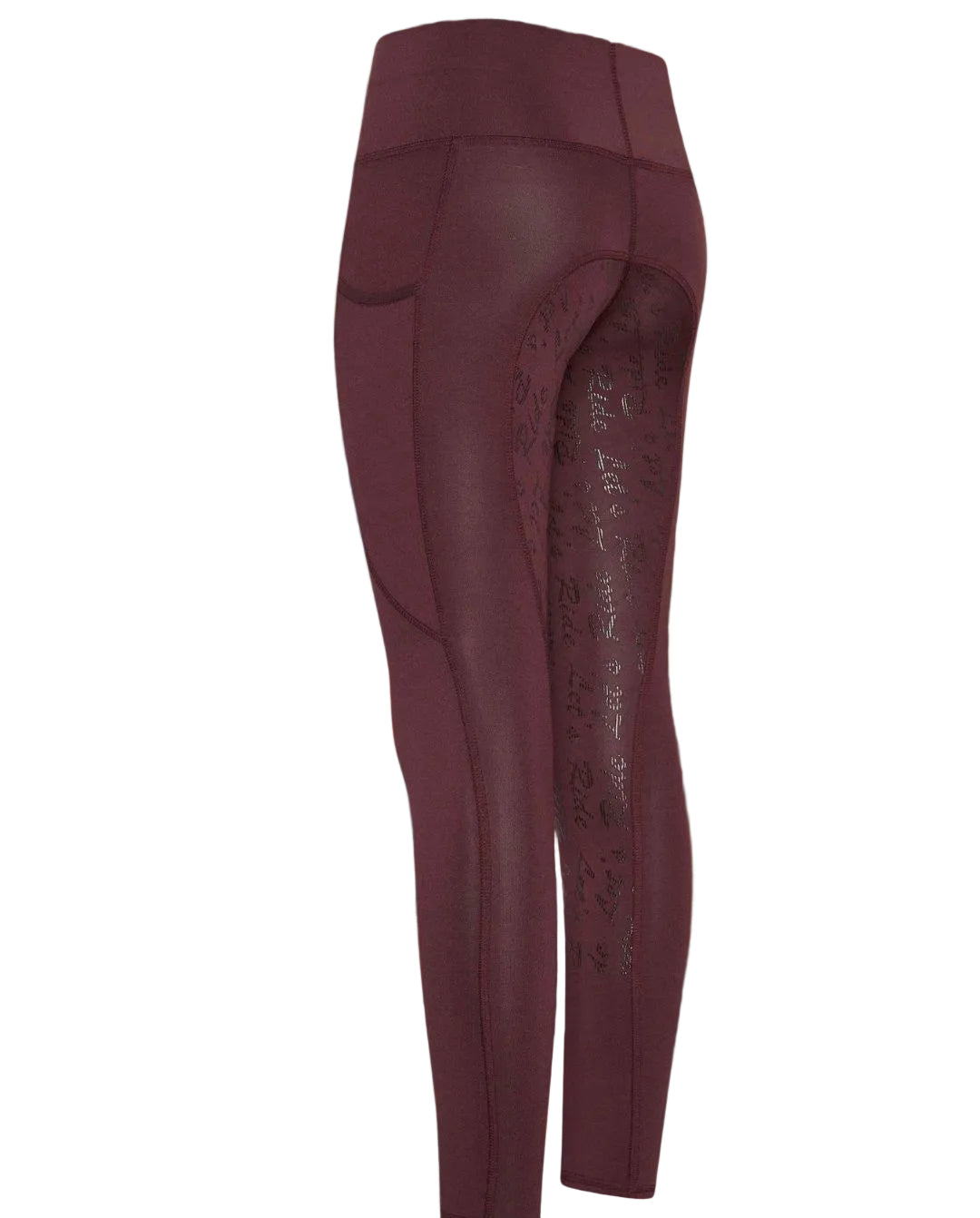 Euo Strar »Kinder Reitleggings ESDietse FullGrip Dark Berry