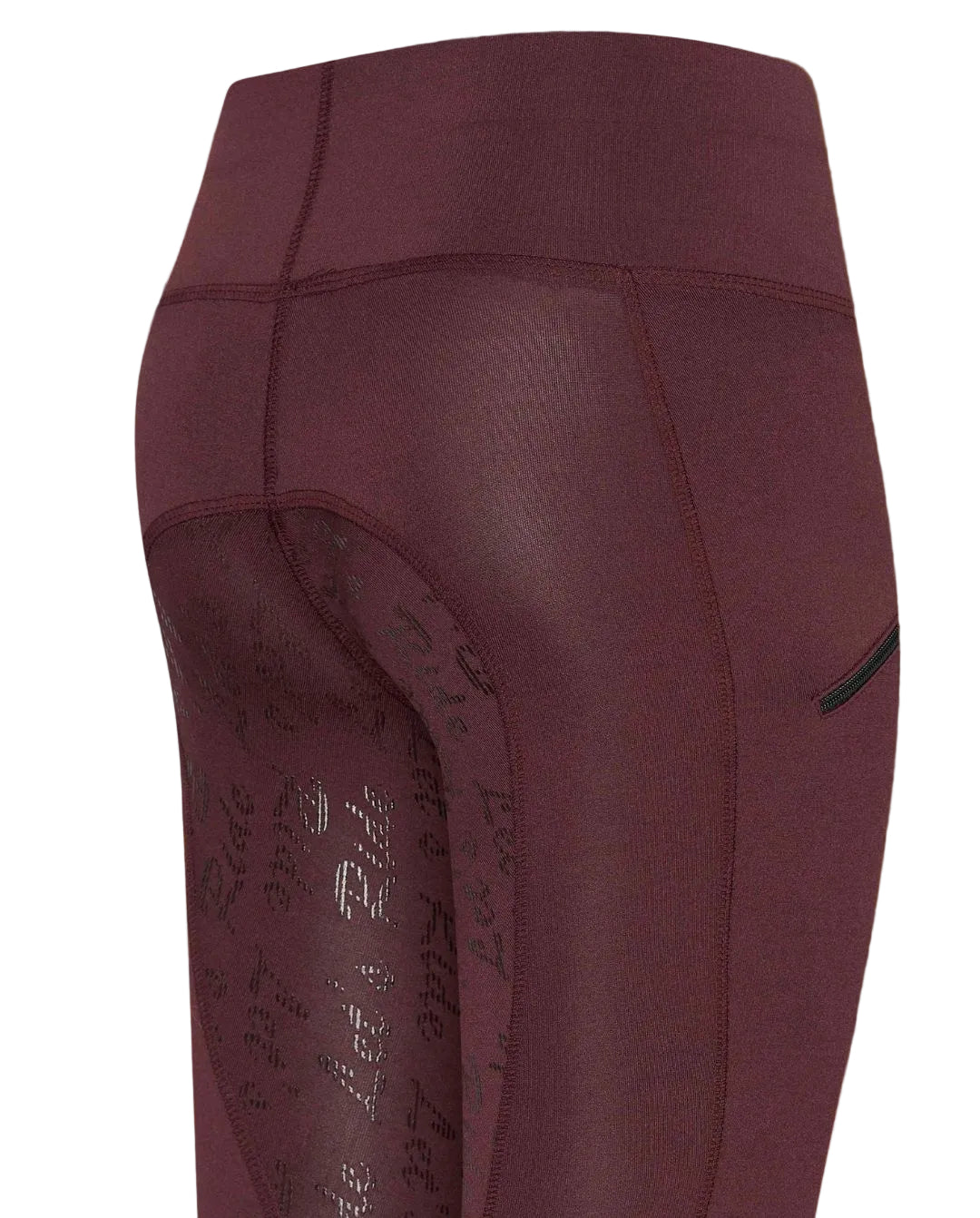 Euo Strar »Kinder Reitleggings ESDietse FullGrip Dark Berry