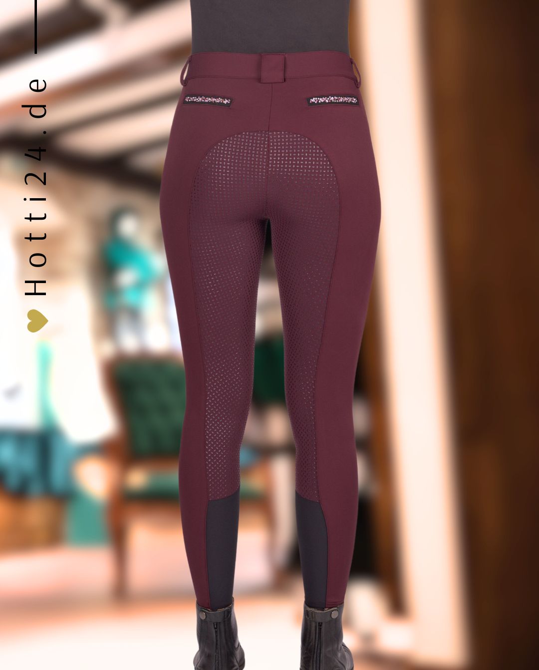 EURO STAR »Reithose ESArista Diamond FullGrip Zinfadel