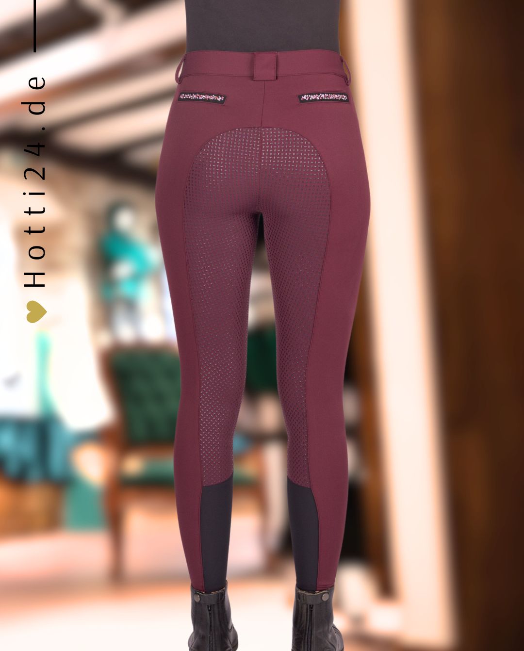 EURO STAR »Reithose ESArista Diamond FullGrip Rouge