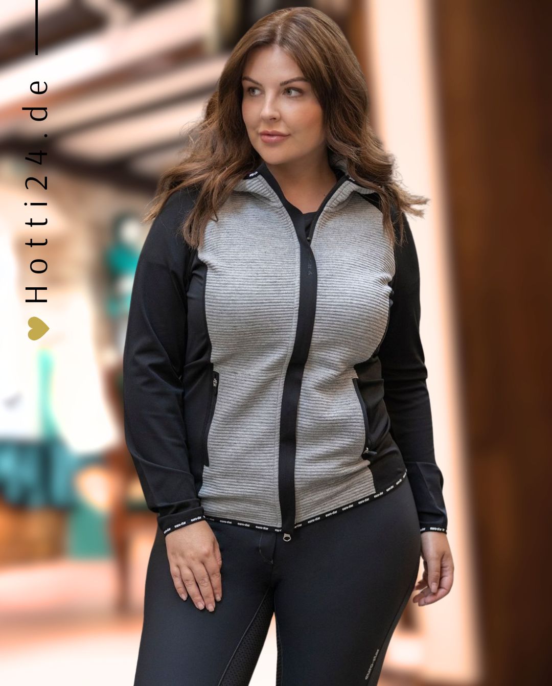 EURO STAR »Reithose ESEquitation Queen FullGrip Black