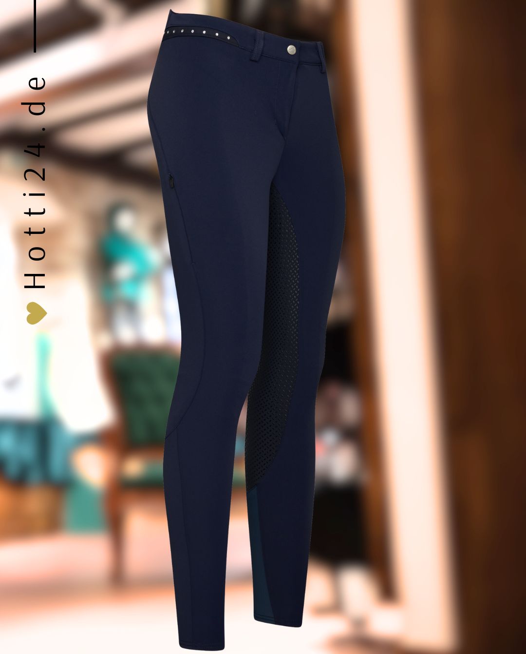 EURO STAR »Reithose ESEquitation Queen FullGrip Evening Blue