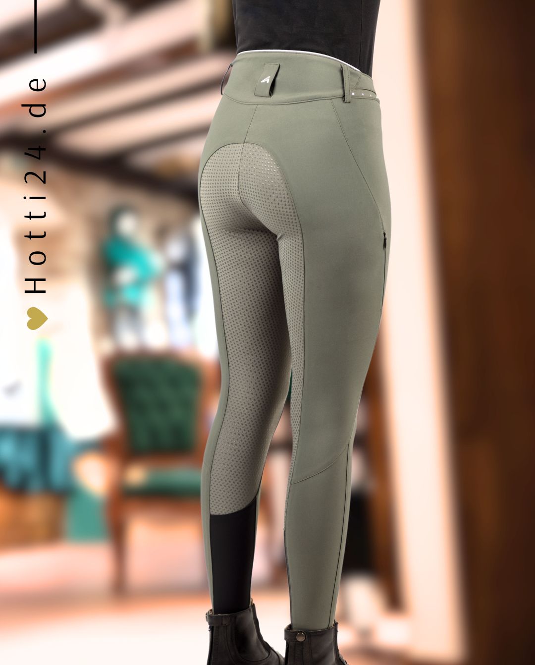 EURO STAR »Reithose ESEquitation Queen FullGrip Castor Grey