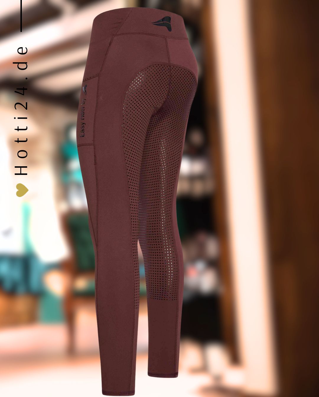 EURO STAR »Reitleggings ESLivia FullGrip Plum