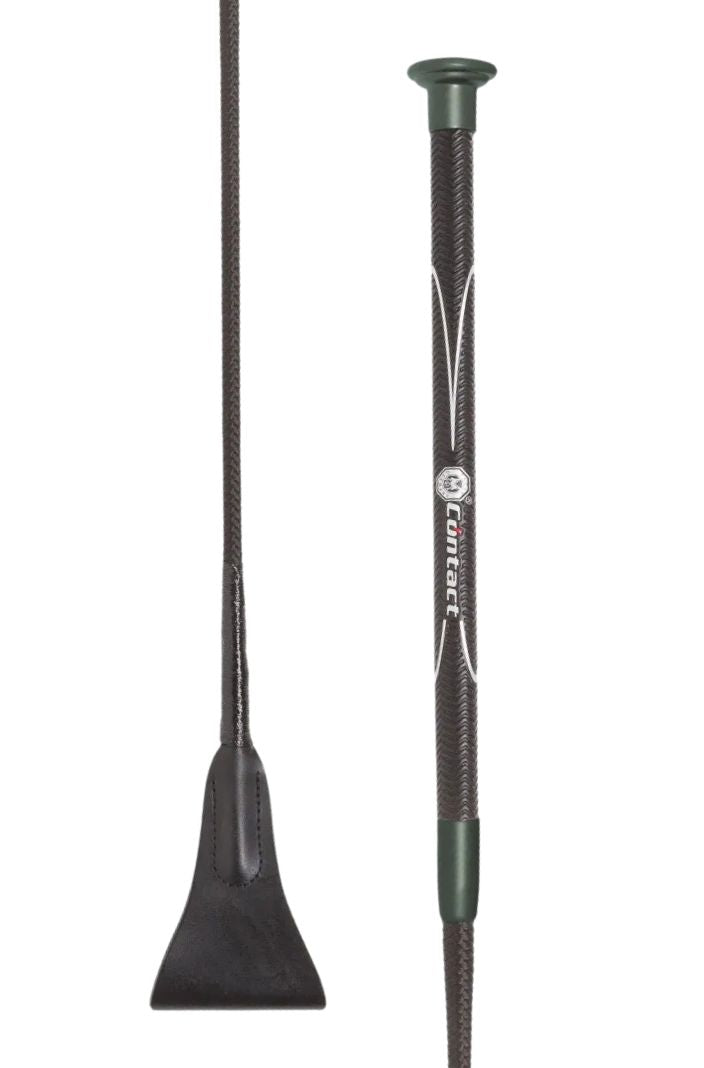 fleck-pferde-springgerte-contact-graphite-schwarz