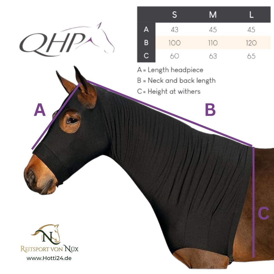 QHP »Halsteil Halsschutz Black