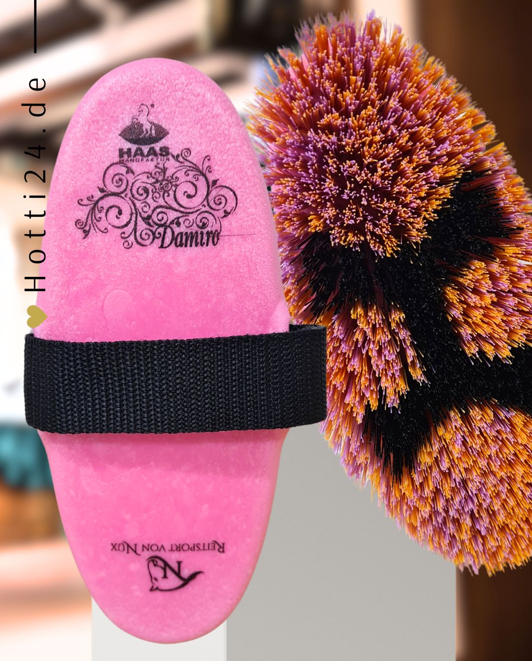 HAAS »Fellbürste Damiro Rosa