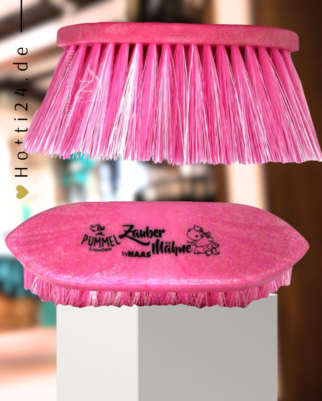 HAAS "Mane Brush Pummel Wuschel Pink