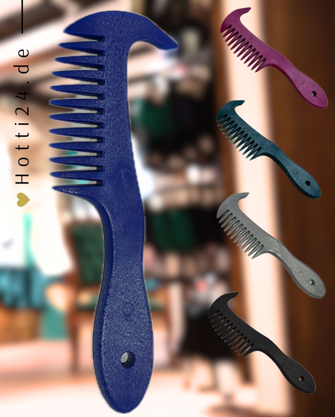 Haas Horse Mane Comb with Practical Spike