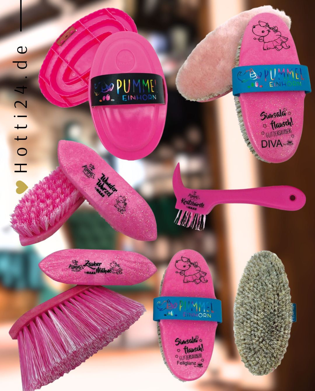 HAAS "Pummelfee" 6-Piece Set Pink