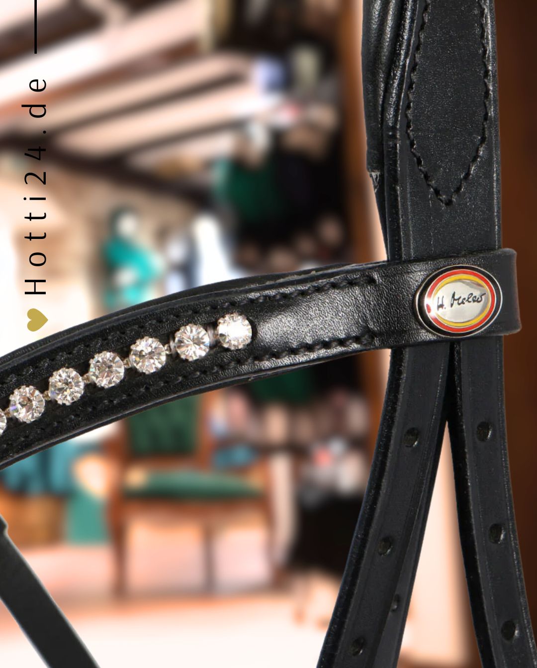 Hans Melzer »Trense Hagen schwedisch kombiniert Black