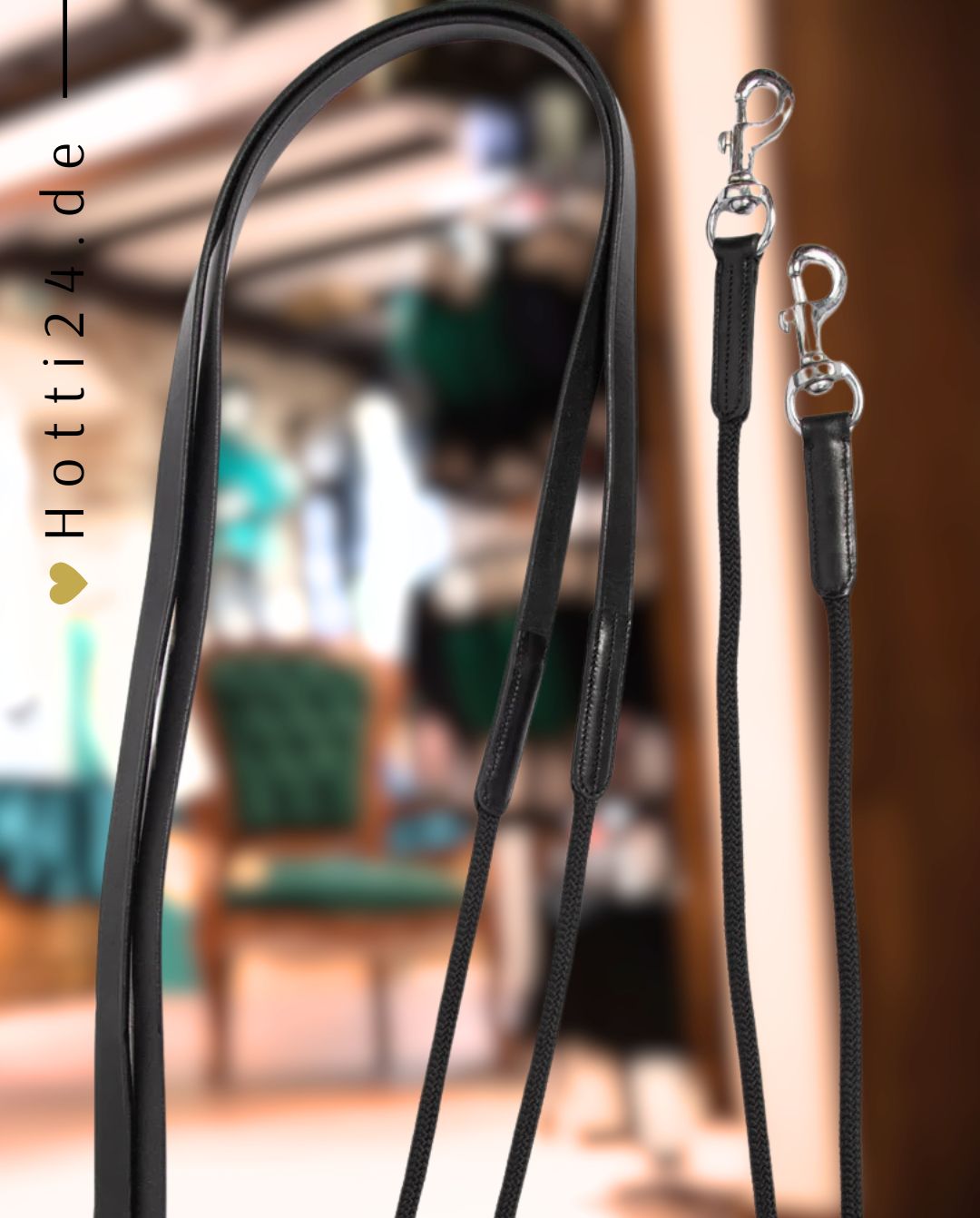 Hans Melzer »Schlaufzügel halb/halb Black