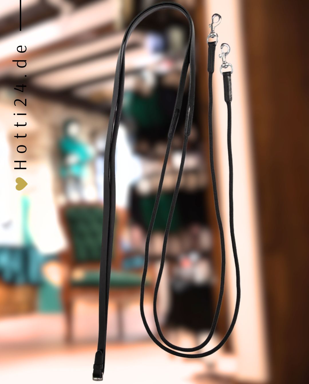 Hans Melzer »Half/Half Draw Reins Black