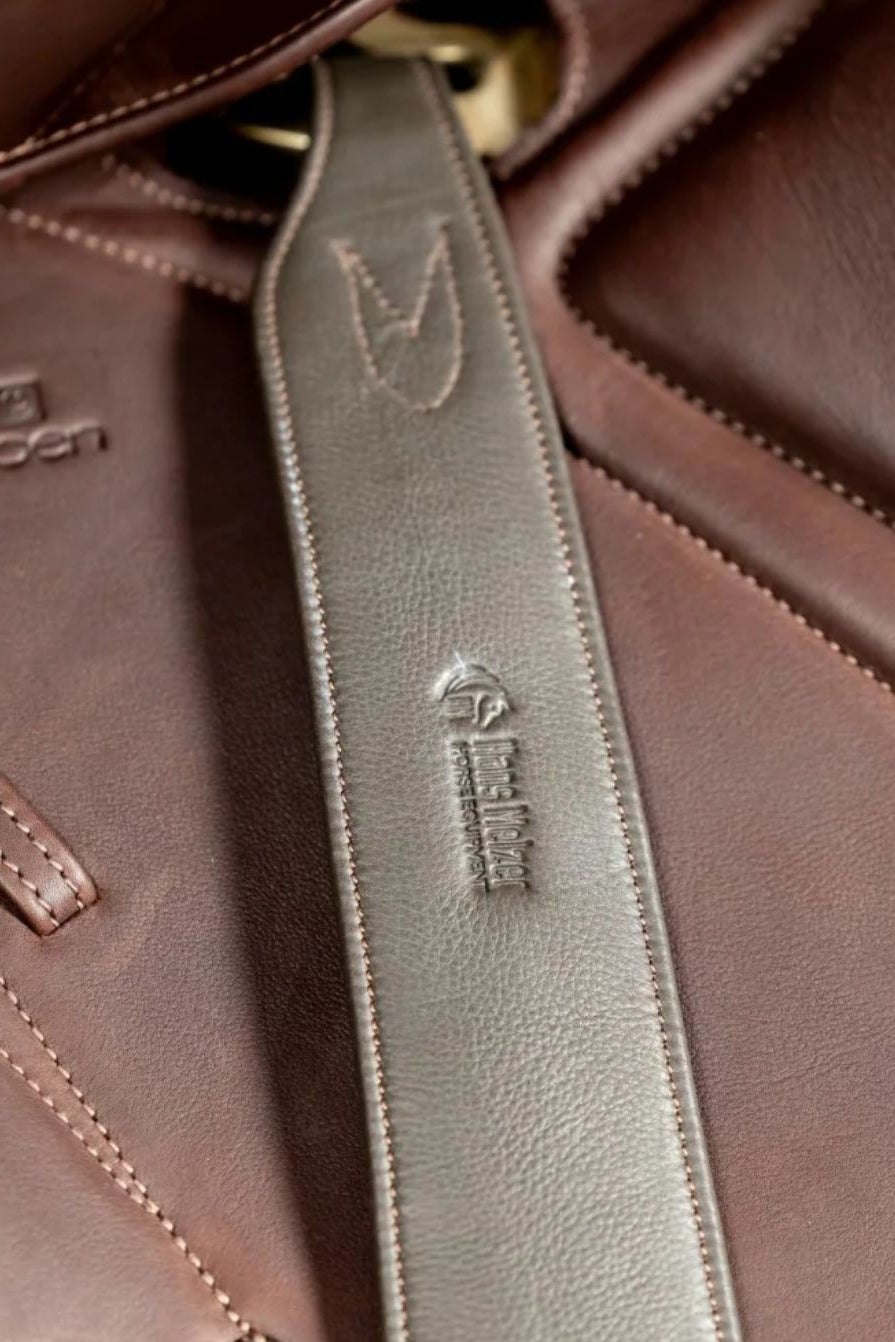 Hans Melzer "Softtouch Mono Jump Stirrup Leathers Brown