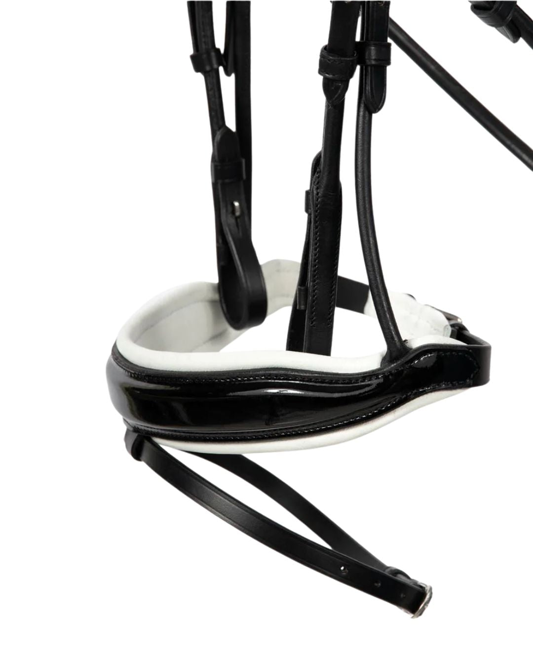 Hans Melzer »Trense Aachen inkl. Zügel Lack Black White