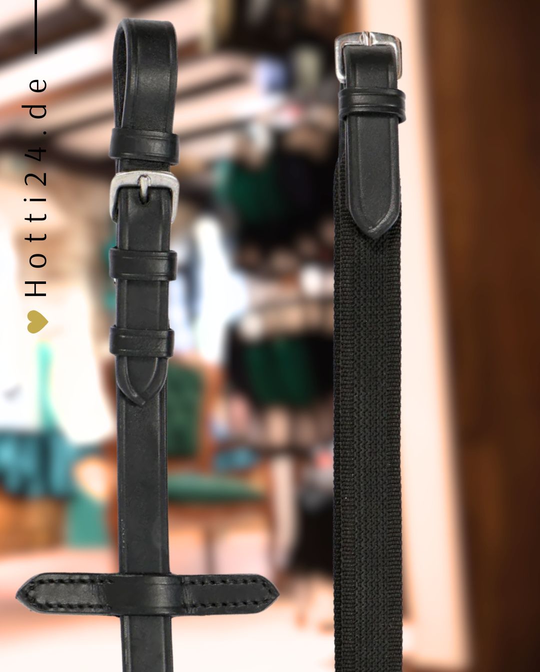 Hans Melzer »Zügel Gurt 9 Stopper Black