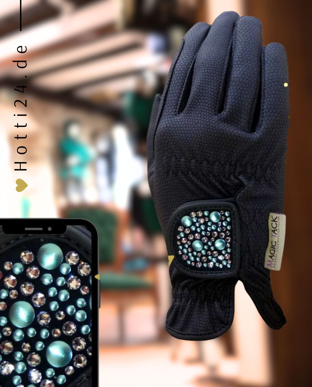 Hauke Schmidt »Reithandschuhe A Touch of Magic Tack Marine