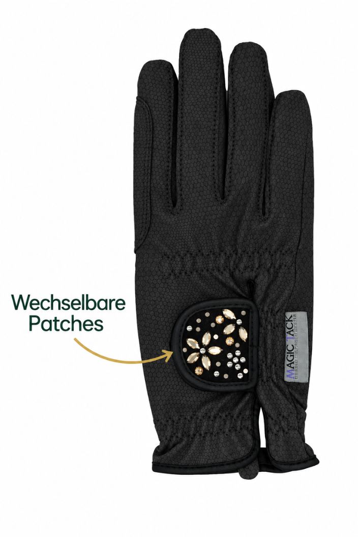 Hauke Schmidt »Riding Gloves A Touch of Magic Tack Black