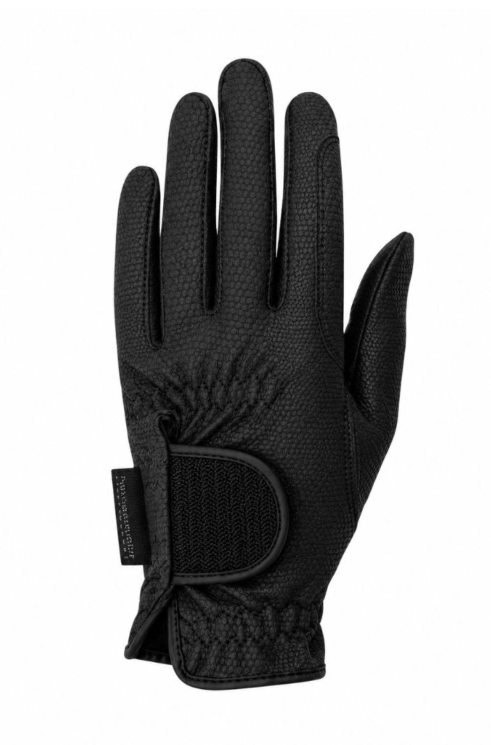 Hauke Schmidt Reithandschuhe A Touch of Magic Tack Schwarz linke Hand