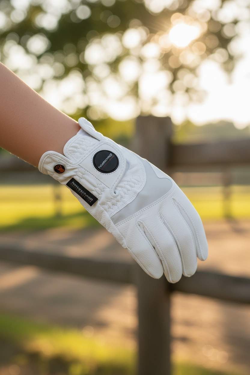 Hauke Schmidt »Riding Gloves Kids A touch of Summer White