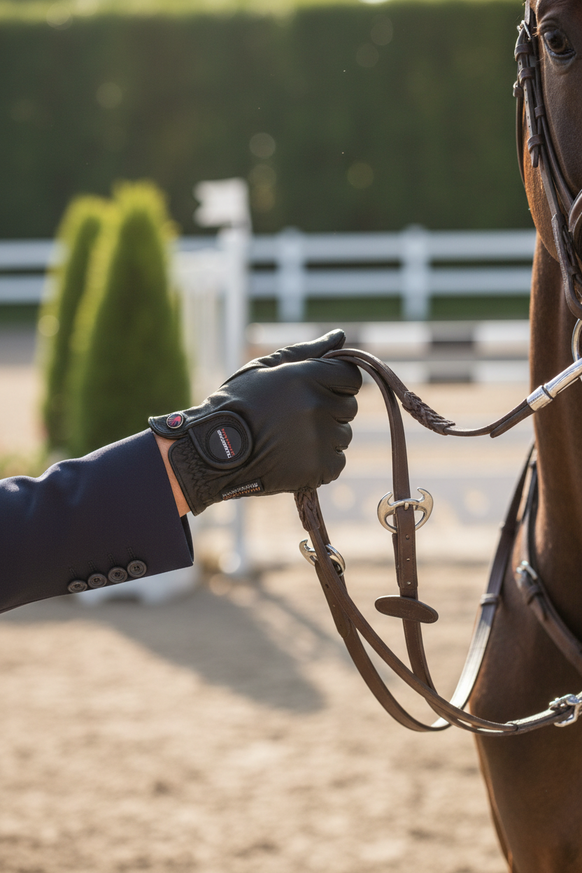 Hauke Schmidt »Riding Gloves Ladies Finest Black