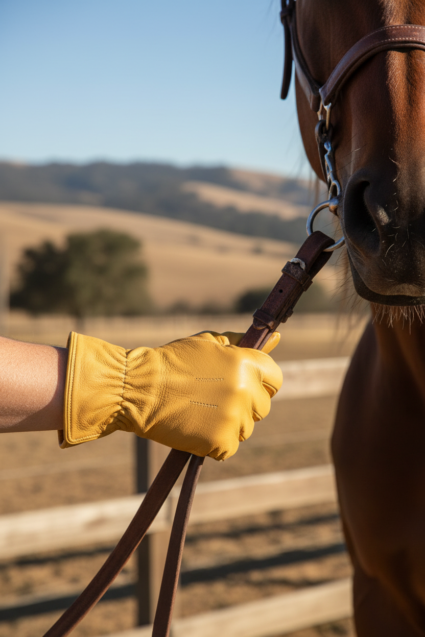 Hauke Schmidt »Riding Gloves Ranger Curry