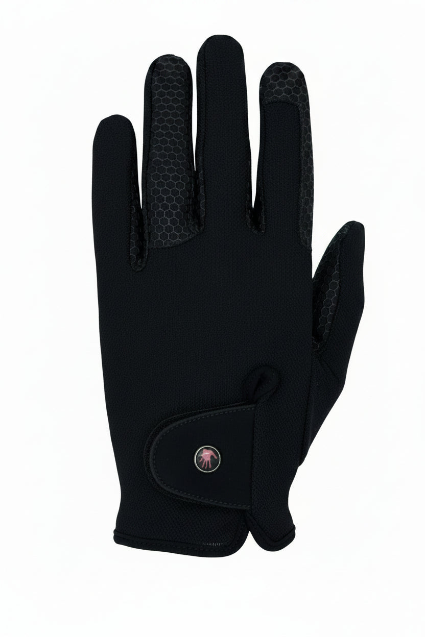 hauke schmidt reithandschuhe summertime schwarz 0111-317-03