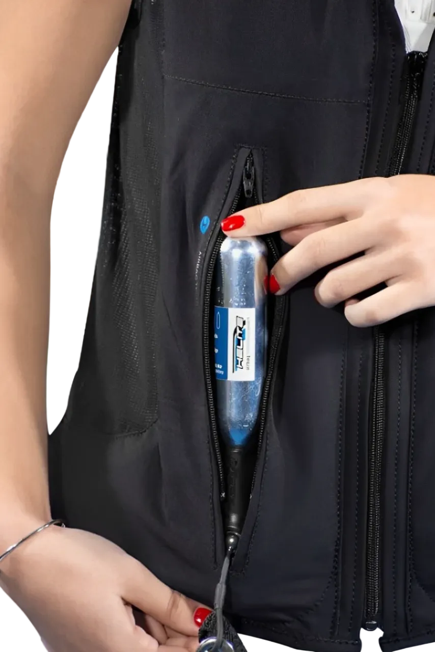 Helite "Unisex Airbag Riding Vest ZIP'IN 2.0