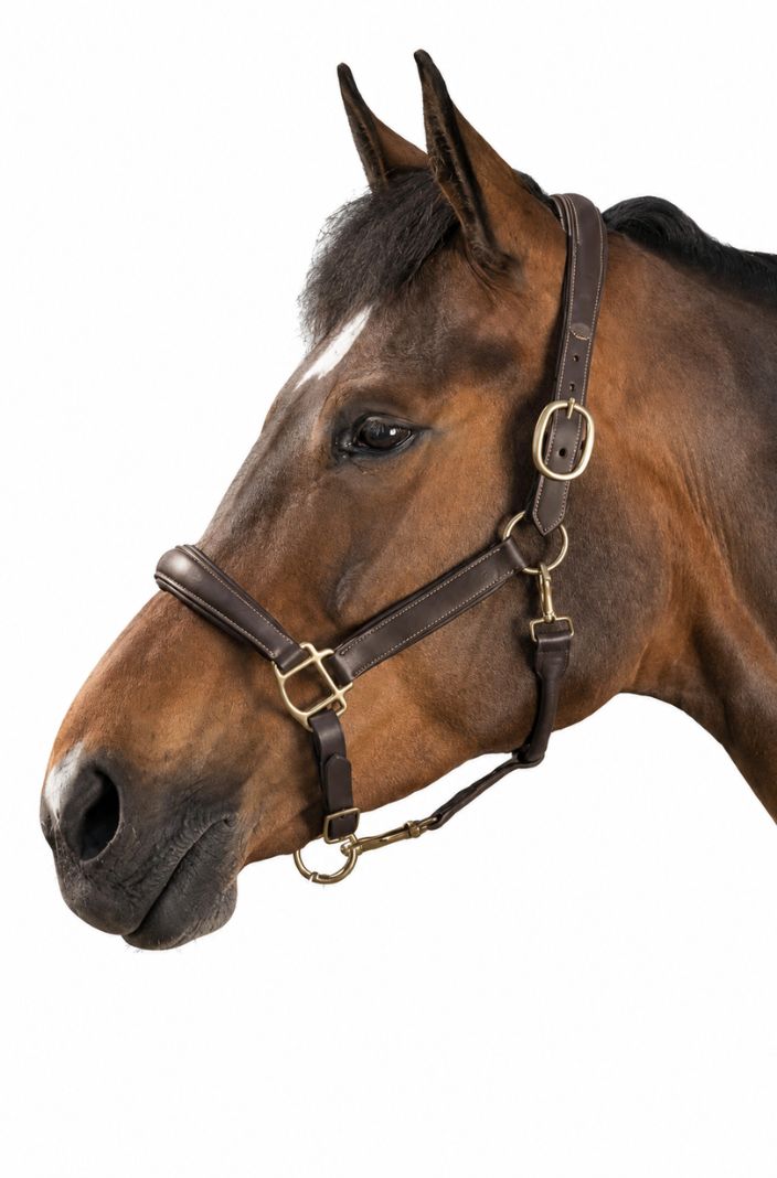 HFI Halfter Leder Grooming Braun