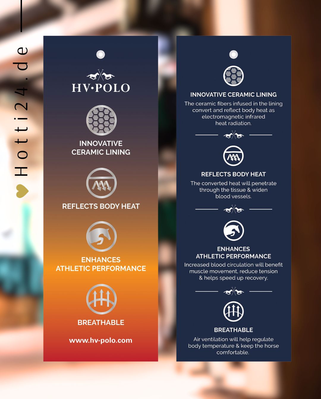 HV POLO »Vielseitigkeitsschabracke HVPPro Performance Black