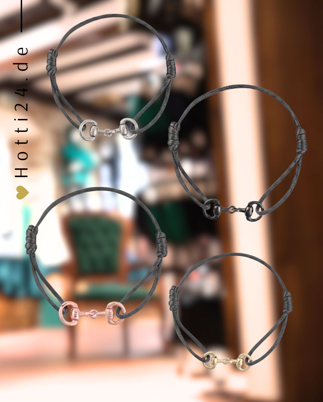 HV Polo »Armband HVPKate Gebiss klein Stone Nr. 18