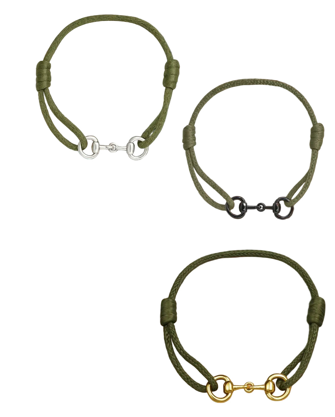 HV Polo »Armband HVPKate Gebiss klein Olive Nr. 11