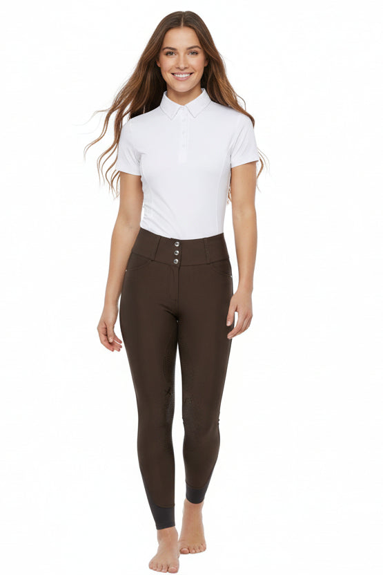 HV Polo Women's Breeches HVPElena FullGrip Espresso