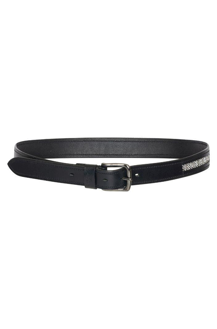 HV Polo Gürtel HVPDiana Shiny Schwarz / Silber