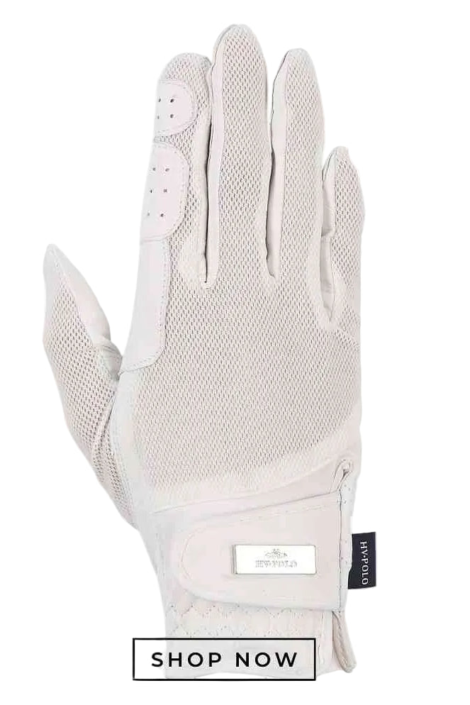 🩷 HV Polo Damen Reithandschuhe HVPDarent Weiß %SALE%