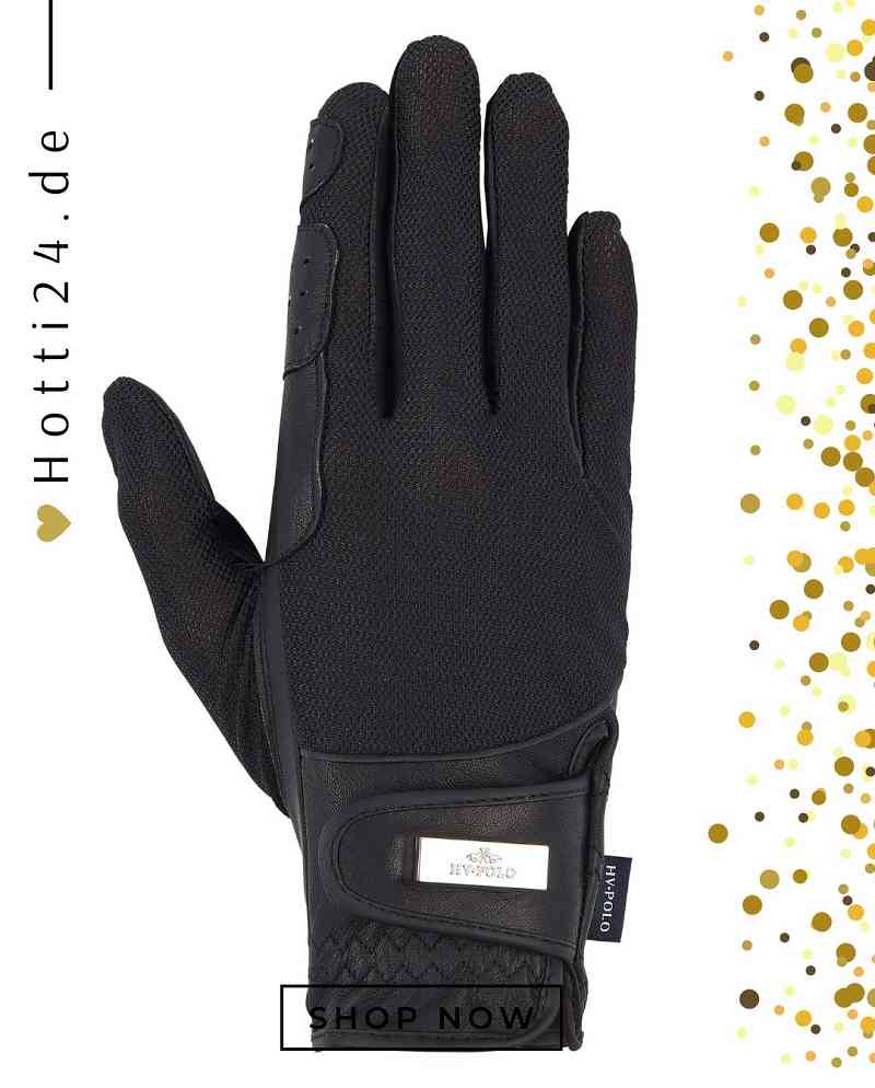 🩷 SALE HV Polo »Reithandschuhe HVPDarent Schwarz